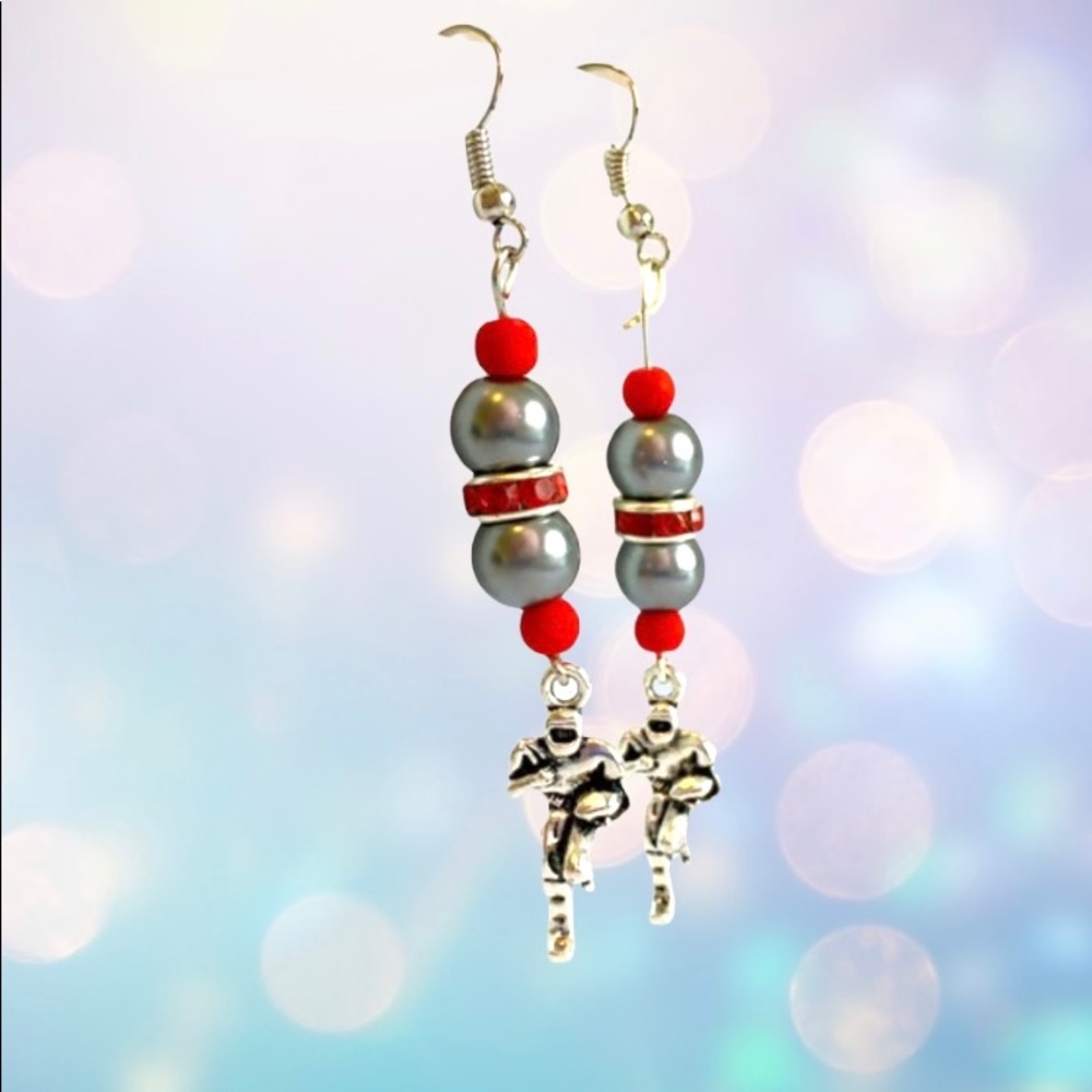 Tampa Bay BUCCANEERS Football Handmade Earrings *NEW*
